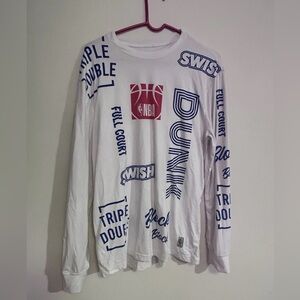 NBA White Medium Shirt